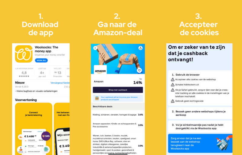 Amazon Woolsocks Cashback